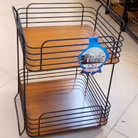 جاپیازی جاسیبزمینی پیازی دو طبقه مشکی مدل ارغوان