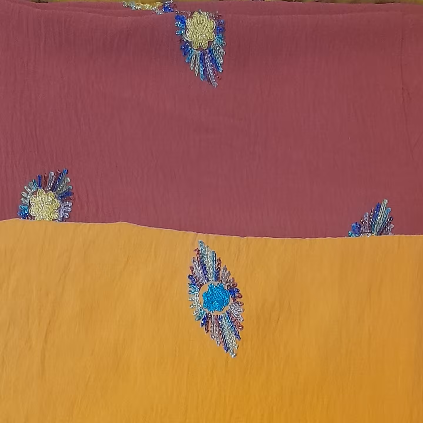 پارچه ابروبادی گلدار طرح جدید