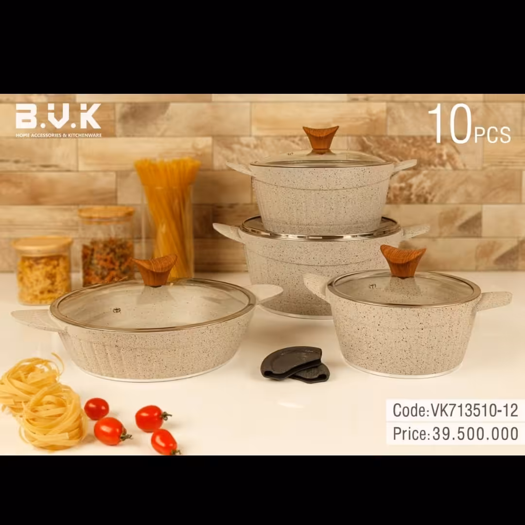 سرویس قابلمه 10 پارچه b.v.k(ارسال رایگان)