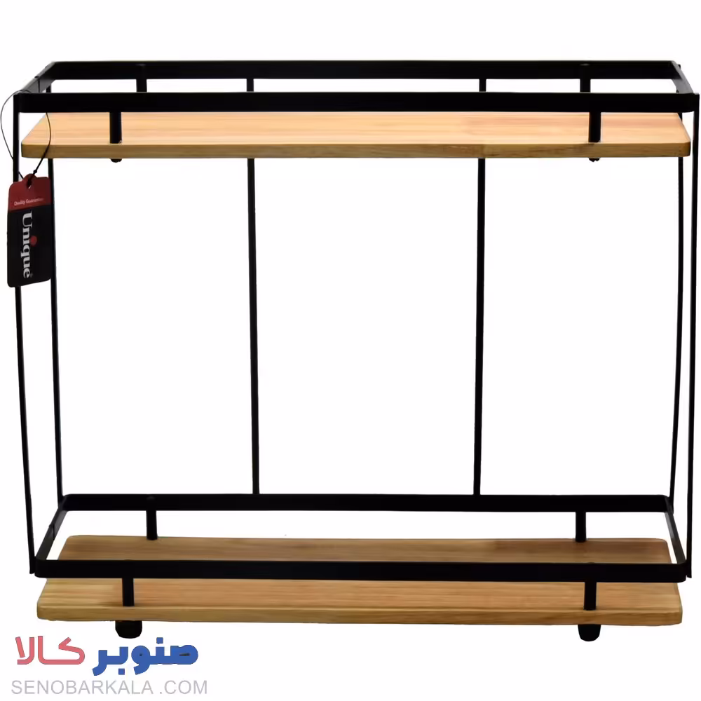 استند چوبی مستطیل دو طبقه یونیک کد 2927 - صنوبرکالا