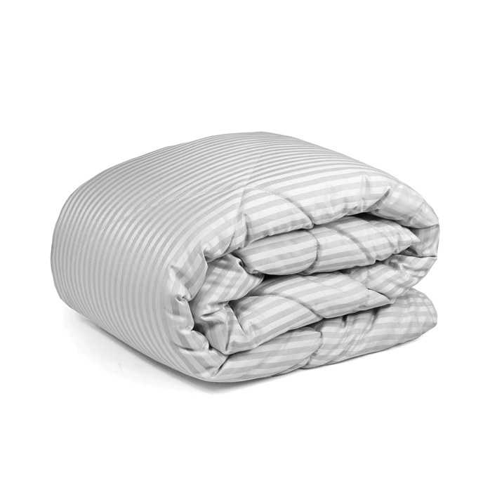 لحاف چیداری مدل هتلی دونفره سایز 220 در 240 سانتی متر رنگ سفید