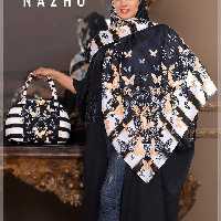 ست کیف و روسری عیدانه طرح پروانه با کیف نیمگرد ارسال رایگان na16