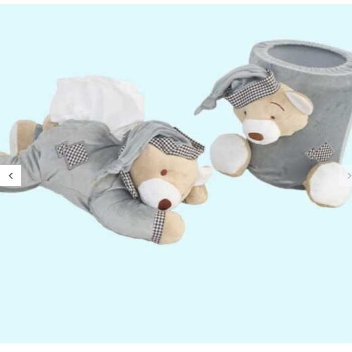 ست سطل وجادستمال کودک طرح خرس 