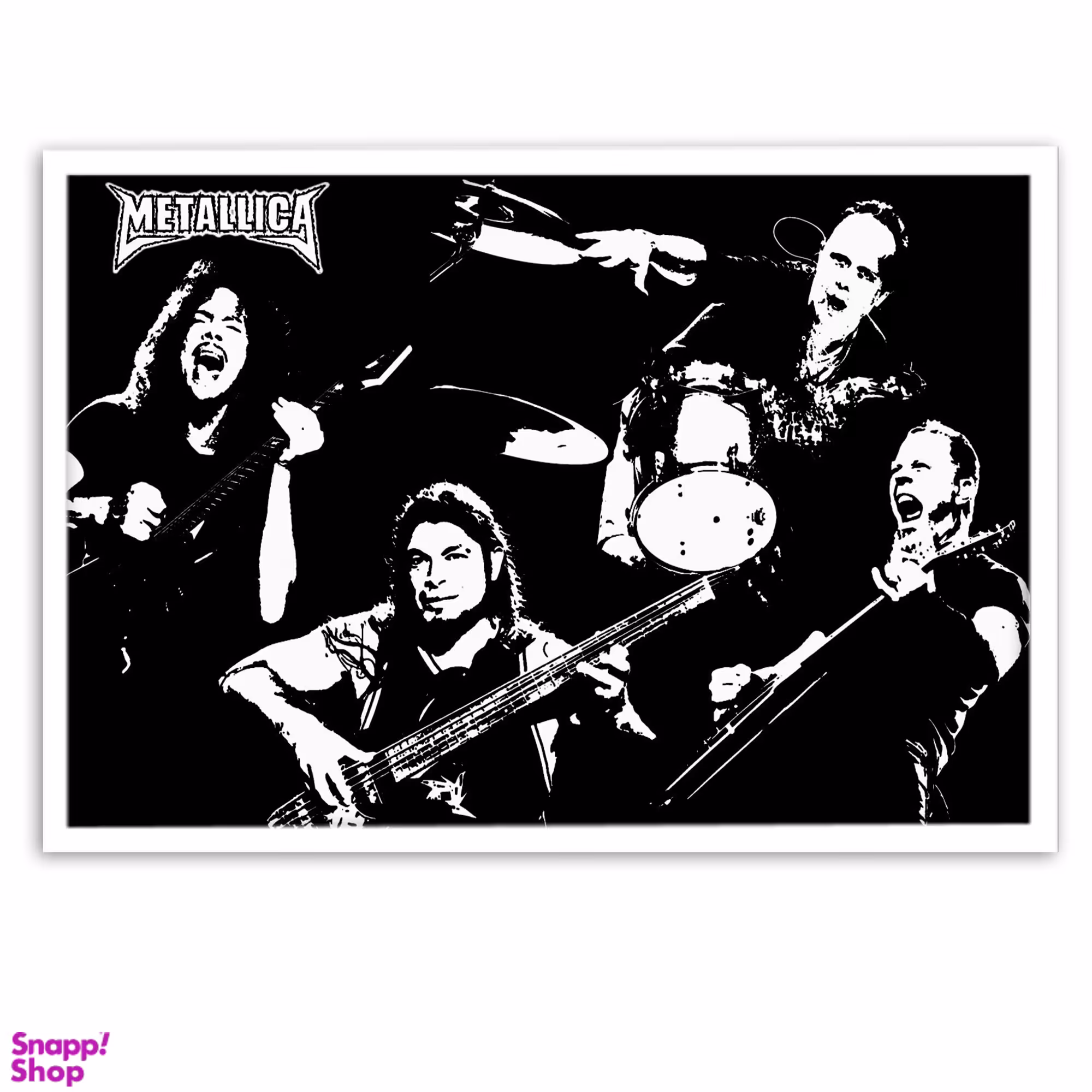 تابلو بکلیت طرح گروه متالیکا مدل W-s146