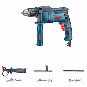 دریل چکشی 750 وات رونیکس 2260 - ابزار یراق