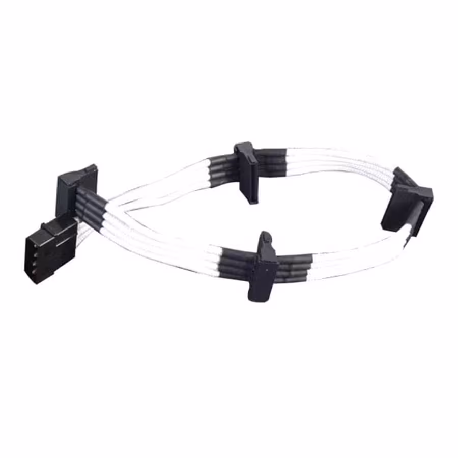 قیمت و خرید کابل برق 15 پین SATA سیلوراستون مدل SST-PP07-BTSW | یاس ارتباط