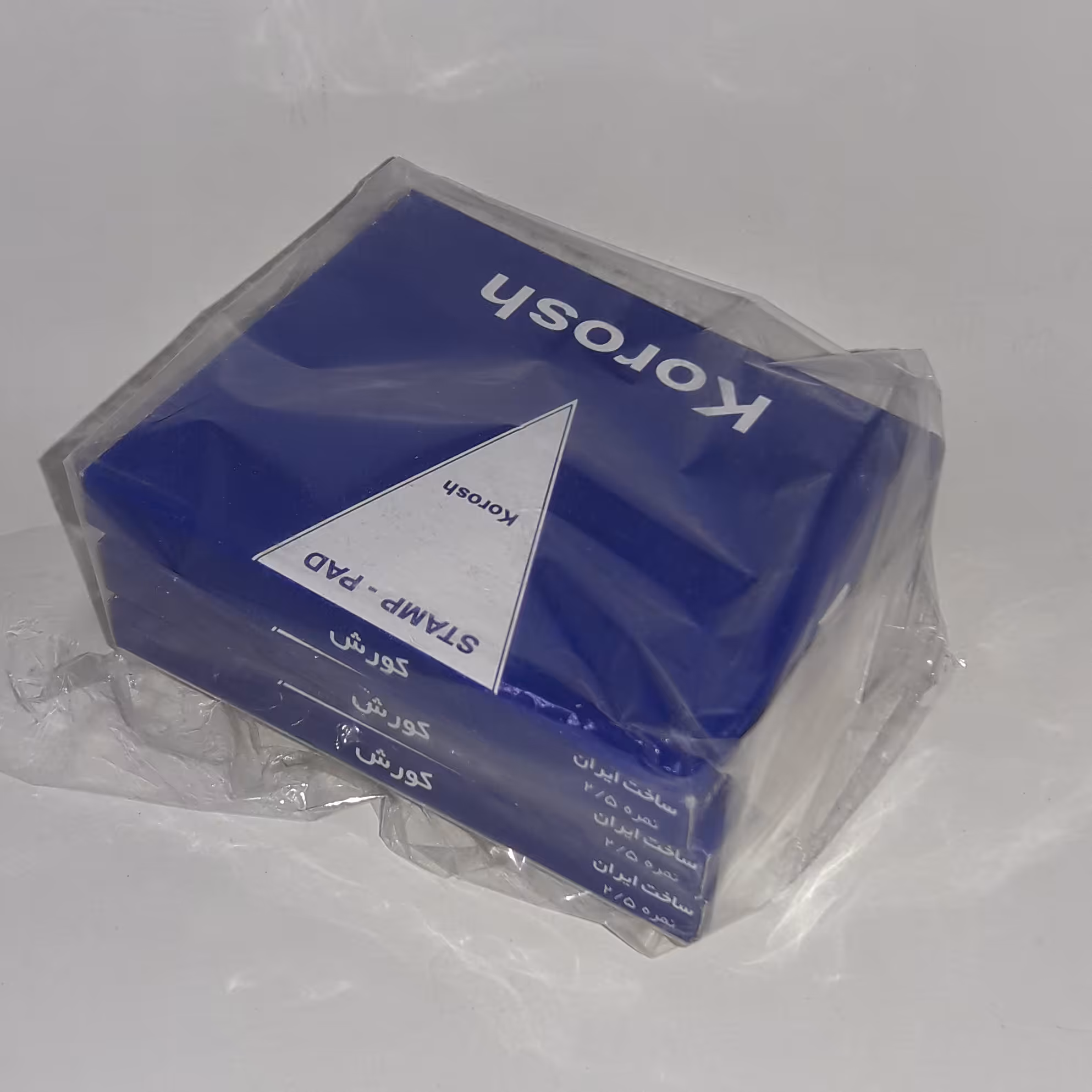 استامپ کورش رنگ آبی سایز متوسط 