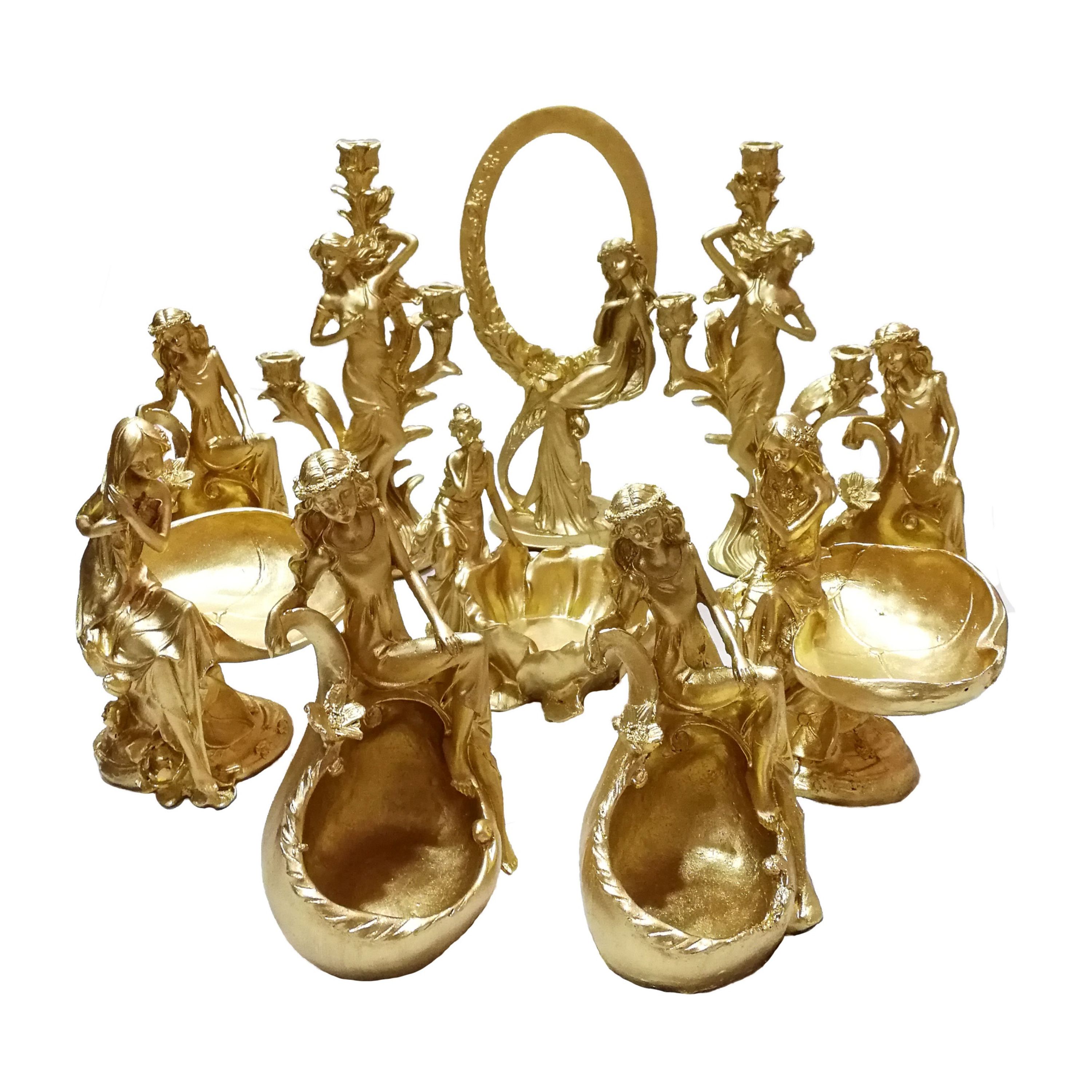 مجموعه ظروف هفت سین 10 پارچه مدل SH-116