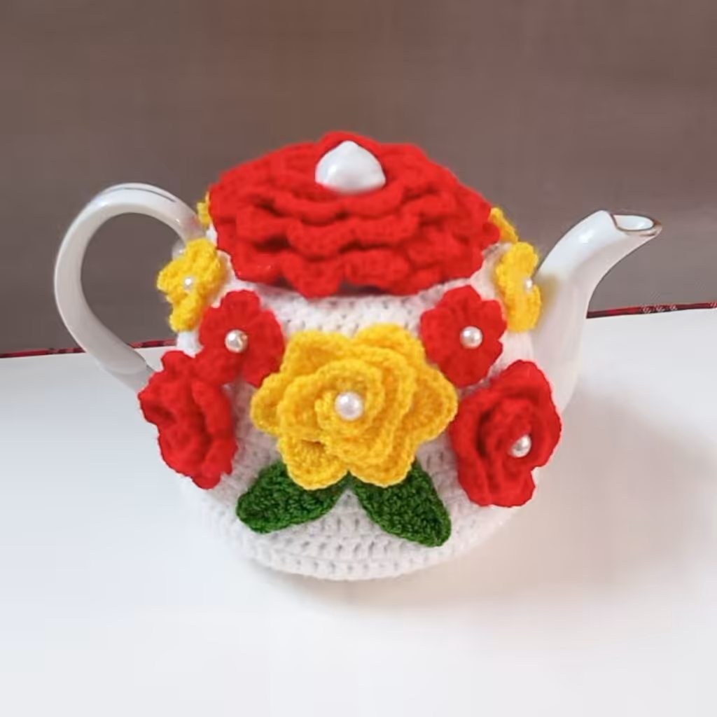 کاور قوری بافتنی