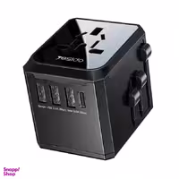 مبدل برق 5کاره یسیدو (Yesido) مدل MC10 3USB+ 1TC