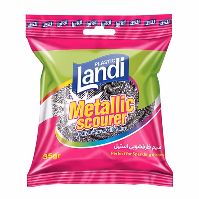 سیم ظرفشویی استیل لندی 35 گرمی