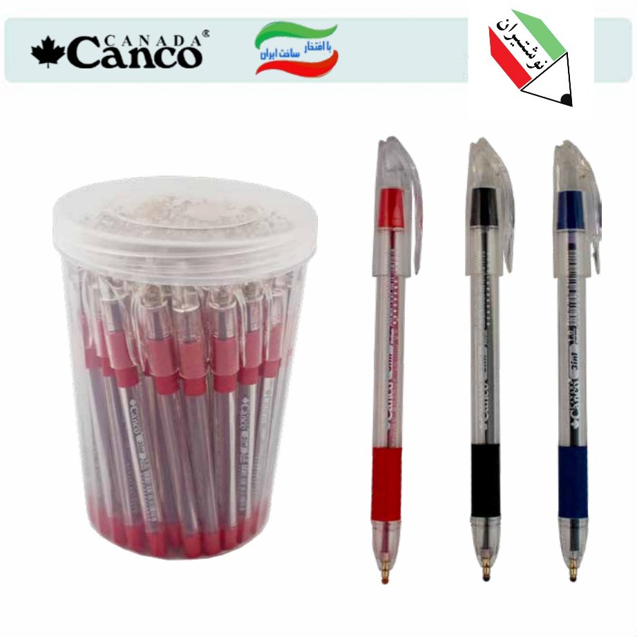 خودکار مشکی گریپ دار نشکن نوک 1 میلیمتر سه در یک کنکو 13033