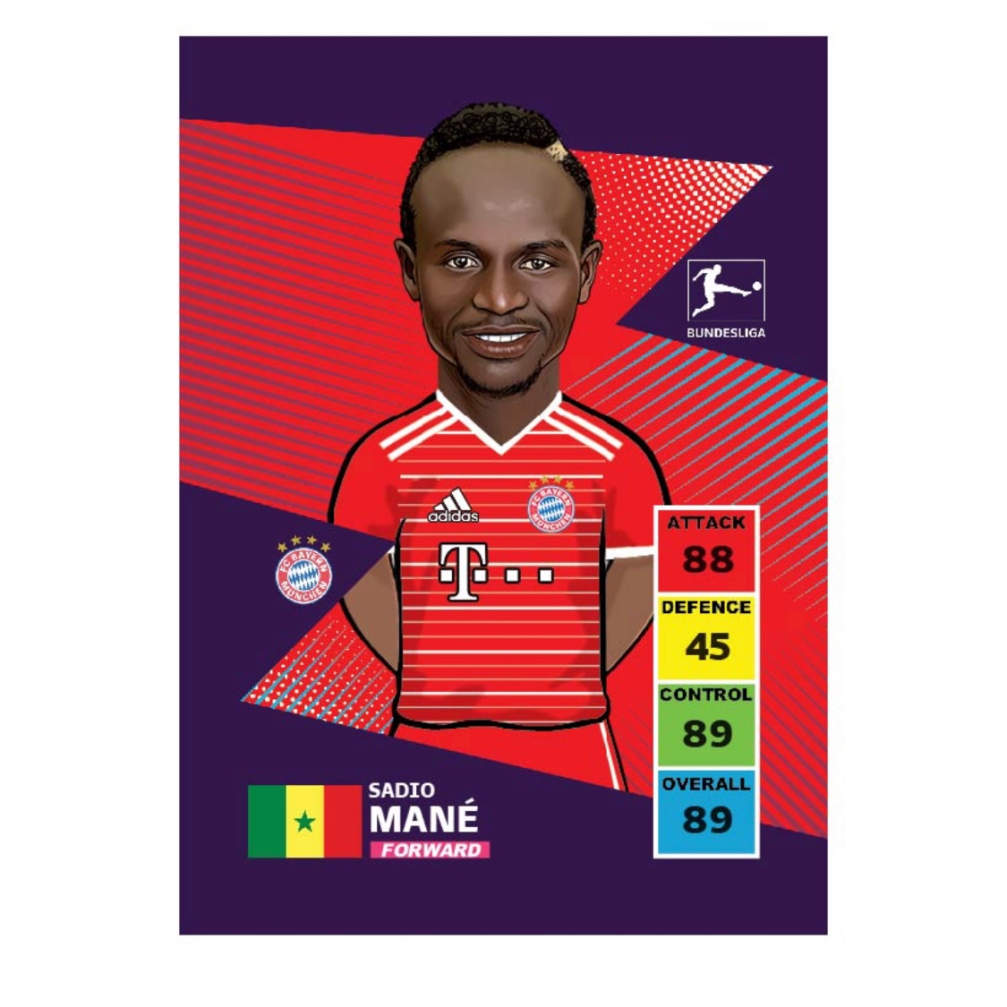 کارت سریbasic2023بازیکن سادیو مانه 