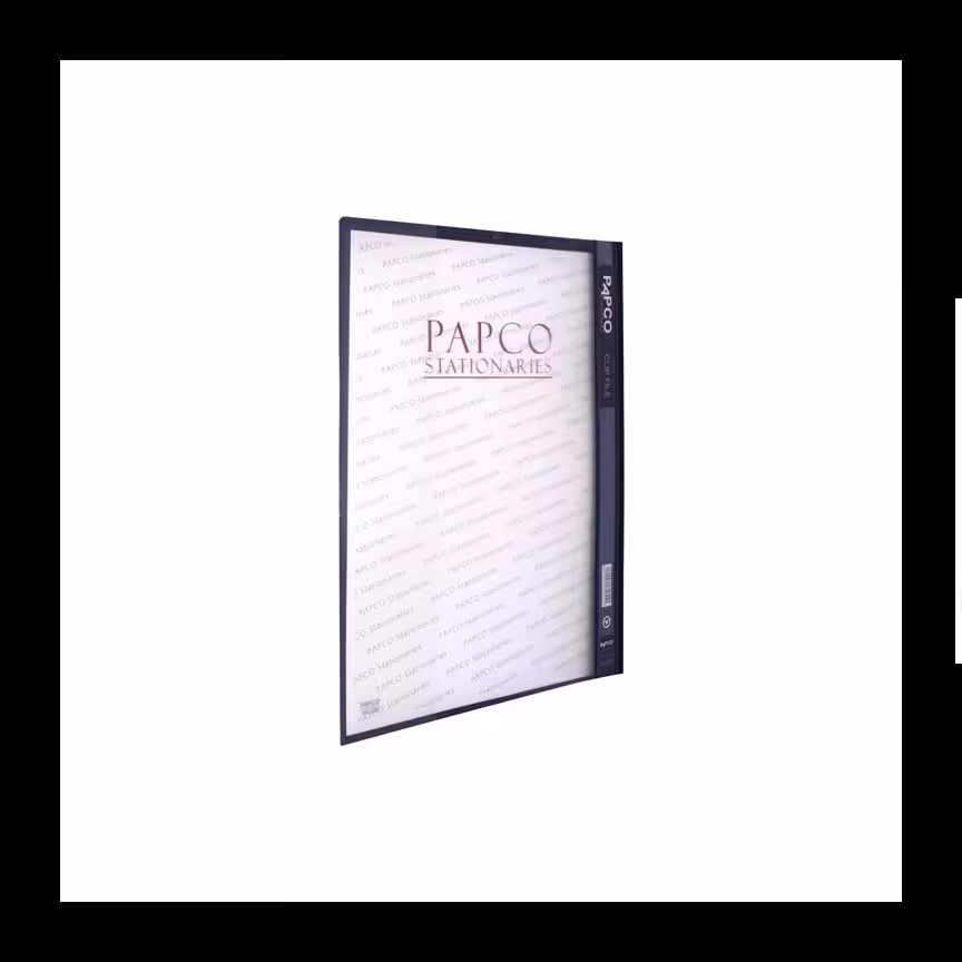 پوشه پلاستیکی جیبدار آ4 پاپکو 109 بسته48 عددی