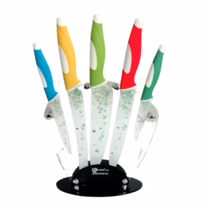 سرویس چاقو دسته رنگی فوما