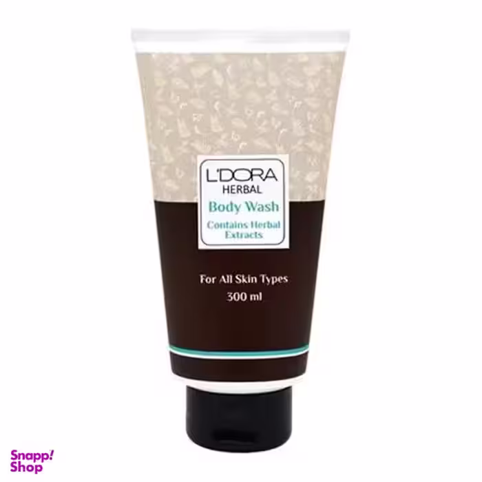 شامپو بدن لدورا مدل Herbal حجم 300 میلی لیتر
