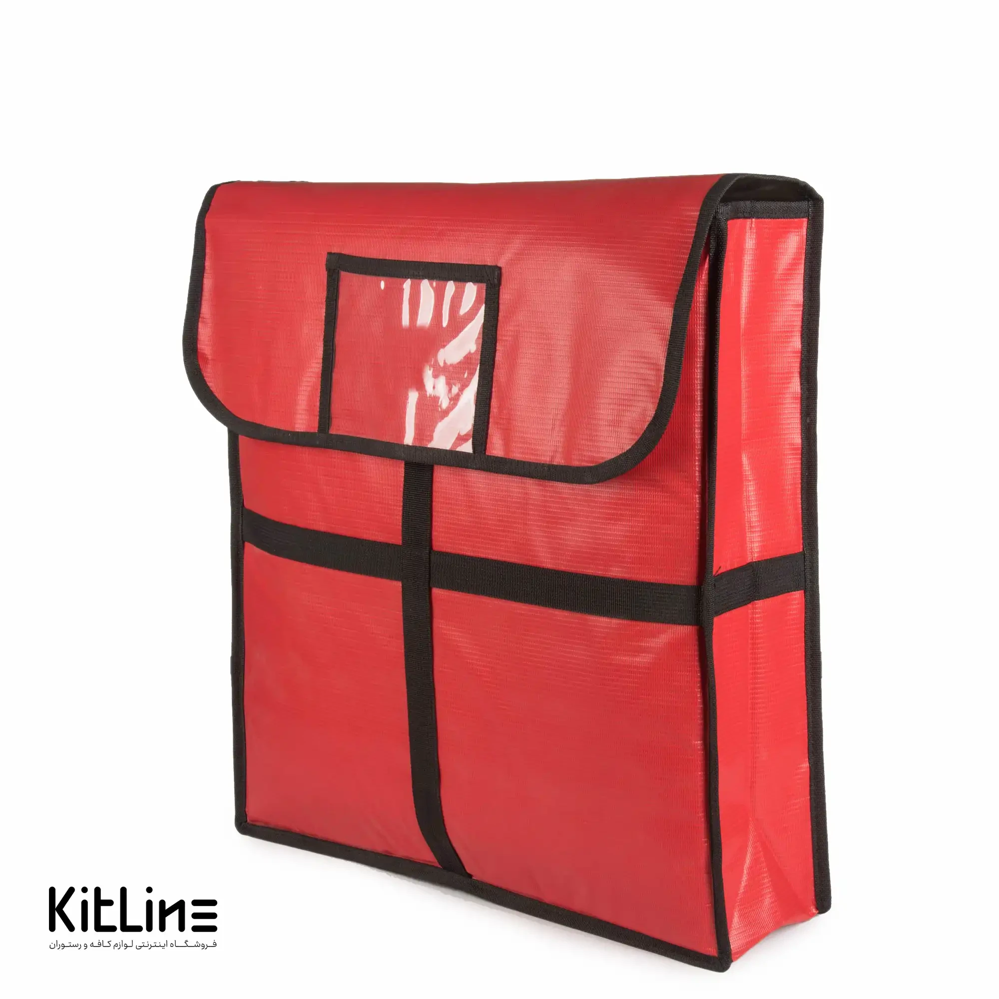 کیف حمل غذا 43×45 سانتیمتری برزنتی قرمز
