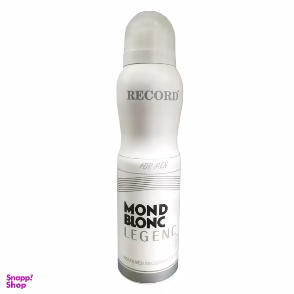 اسپری بدن مردانه رکورد (Record) مدل mond blonc legenc حجم 150 میلی لیتر