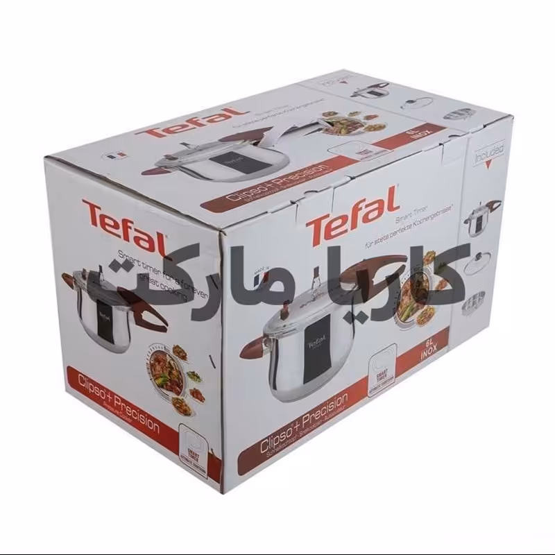 زودپز دسته دار برند تفال(تافیل) 9 لیتر اصل مدل Tefal 9L inox