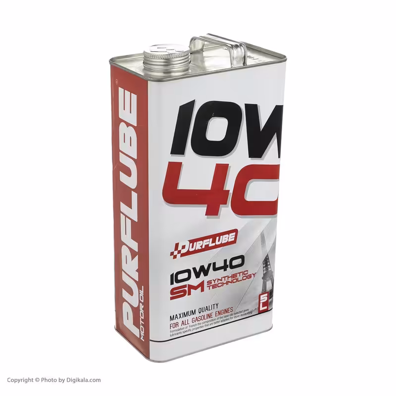 روغن موتور پرفلوب تحت لیسانس فرانسه 10w40 SM وزن 5 لیتری