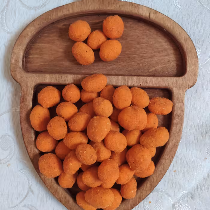 بادام زمینی روکش دار با طعم کچاپ 250گرمی تازه 