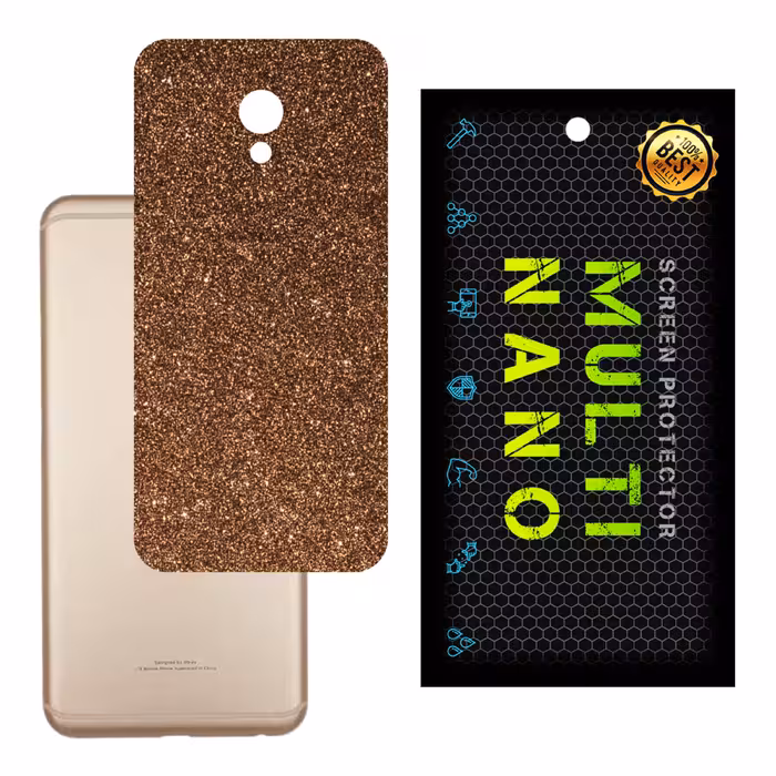 برچسب پوششی MultiNano مدل X-G1F-Bronze برای پشت موبایل میزو MX6