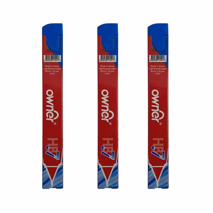 نوک مدادنوکی 0.7 میلیمتری اونر کد 13307 بسته 3 عددی