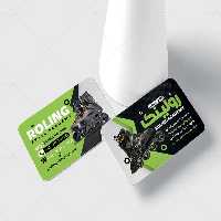 کارت ویزیت لایه باز آکادمی اسکیت | گرافیک با طعم تربچه