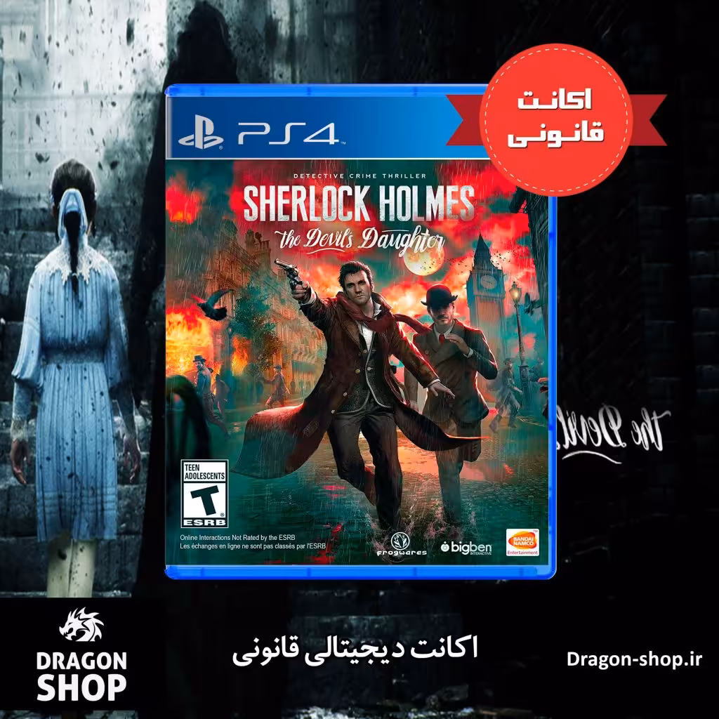 خرید بازی Sherlock Holmes The Devils Daughter اکانت قانونی با بهترین قیمت