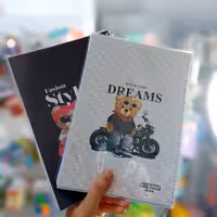 دفتر آزاده مجلد تک سیم خطی صد برگ 128