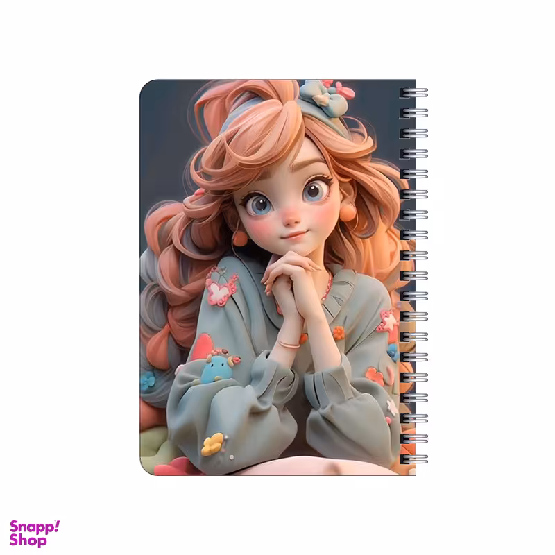 دفترچه یادداشت بامبیلیپ مدل چوبی طرح دختر امیدوار کد 0545024