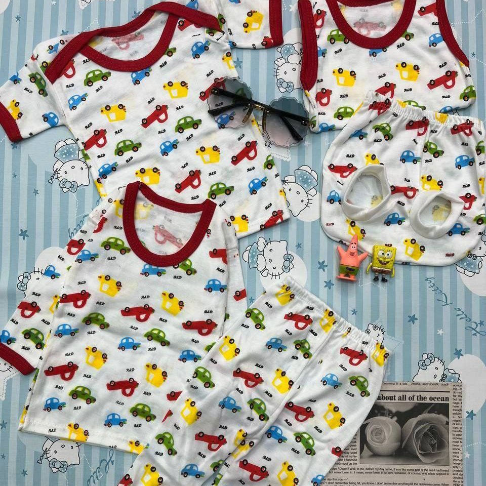 ست پنچ تیکه نوزادی ماشین