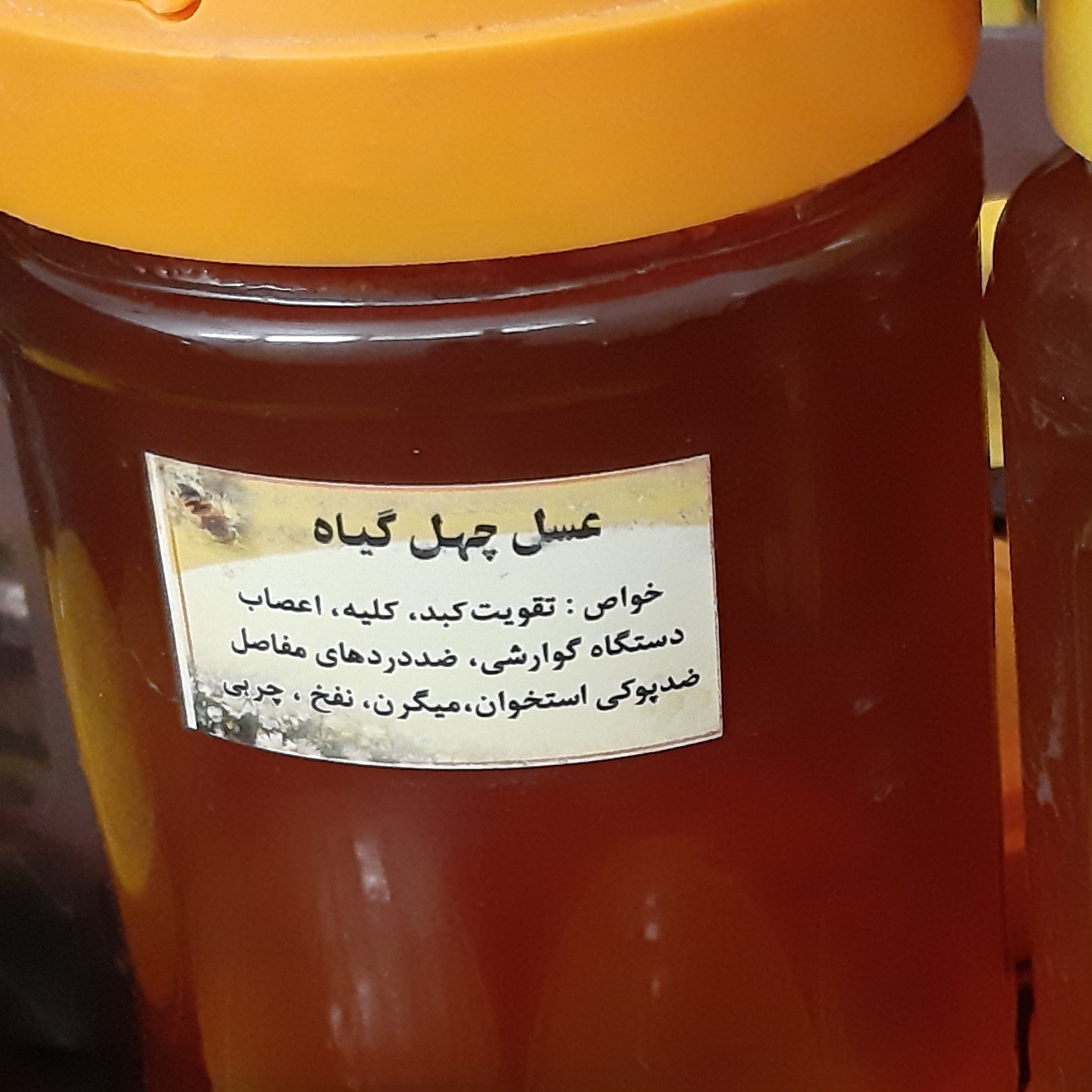 عسل طبیعی چهل گیاه یک کیلویی