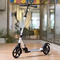 اسکوتر کودک تاشو دوچرخ رنگ سفید کد P/PC009/SE