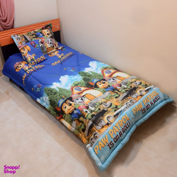 سرویس روتختی مدل PAW Patrol یک نفره 4 تکه