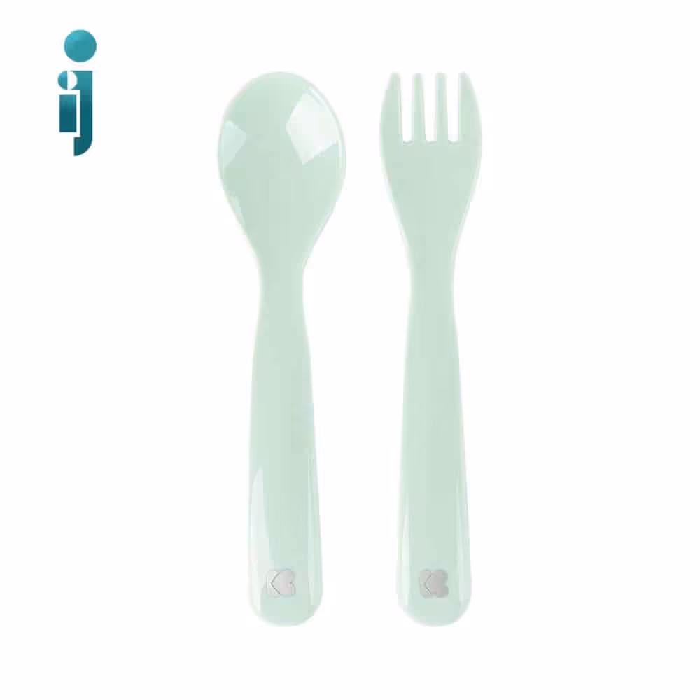 ‫قاشق و چنگال کیکابو مدل‬ ‫kikkaboo Glossy‬
