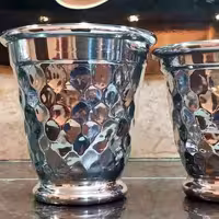 6 عددلیوان پایه دار چکشی روحی(10سانت)