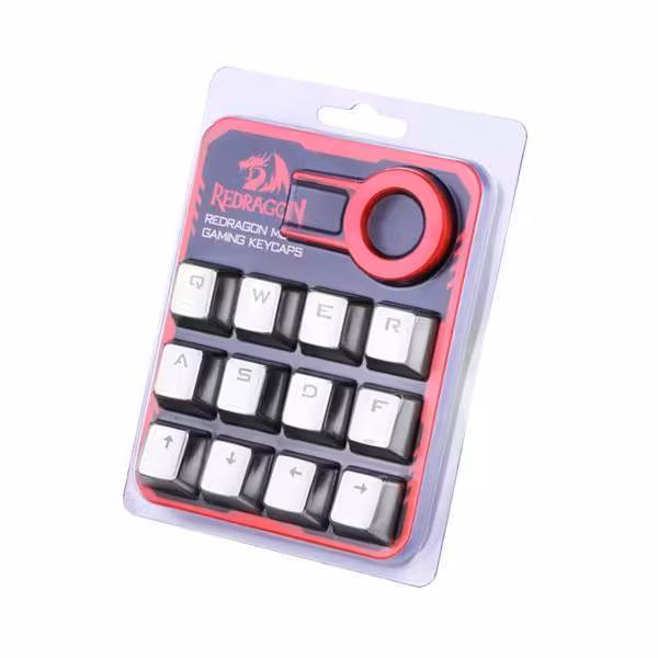 ست 12تایی سرپوش کلید گیمینگ ردراگون مدل A103GR - پردیس پازار