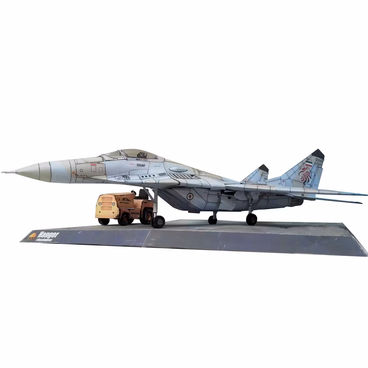 کیت ساخت ماکت میگ 29 استتار ایران همراه با اکشن فیگور