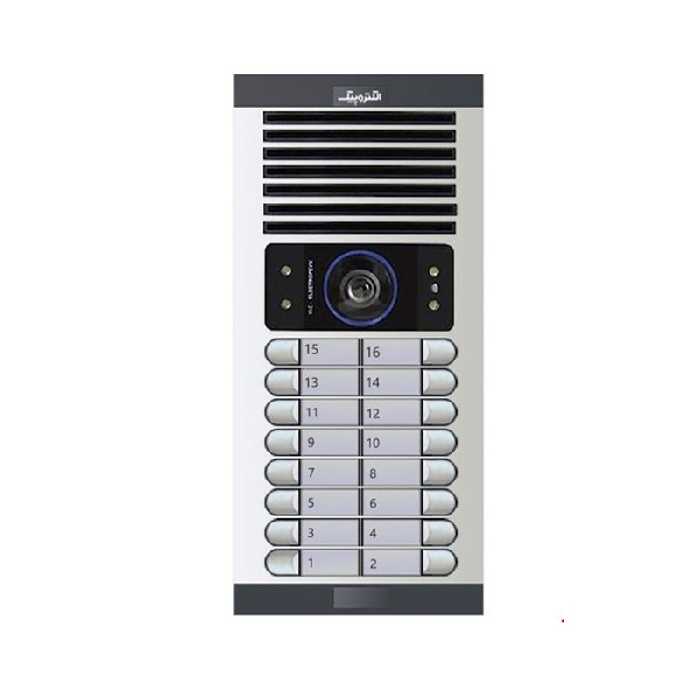 پنل آیفون تصویری الکتروپیک 16 واحدی مدل 1086