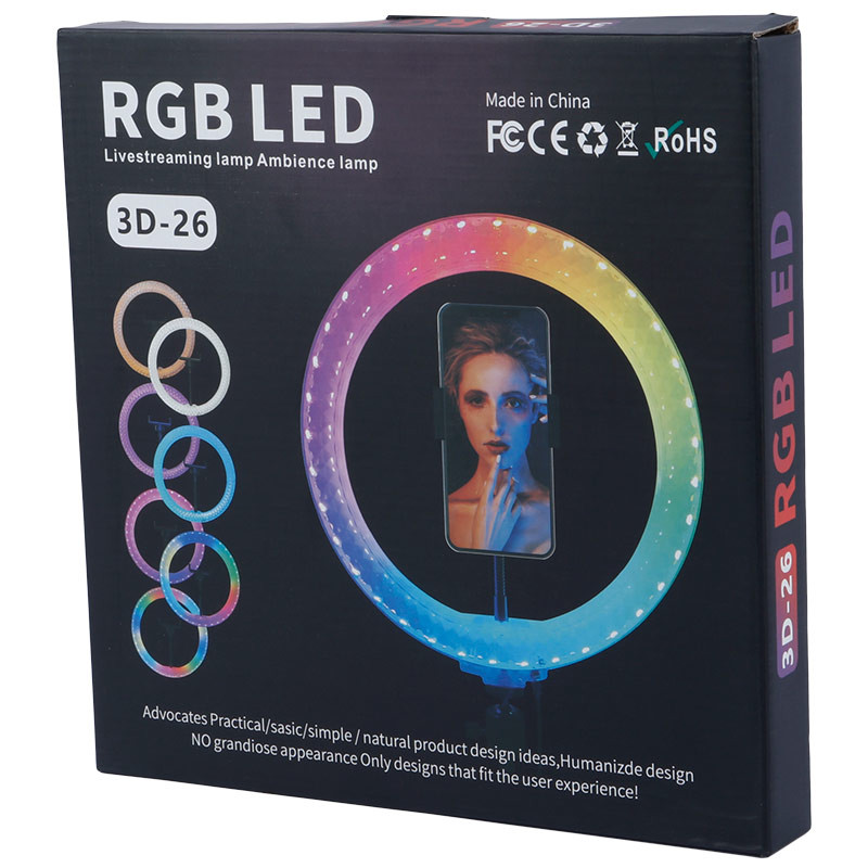 رینگ لایت مدل rgb 3d-26