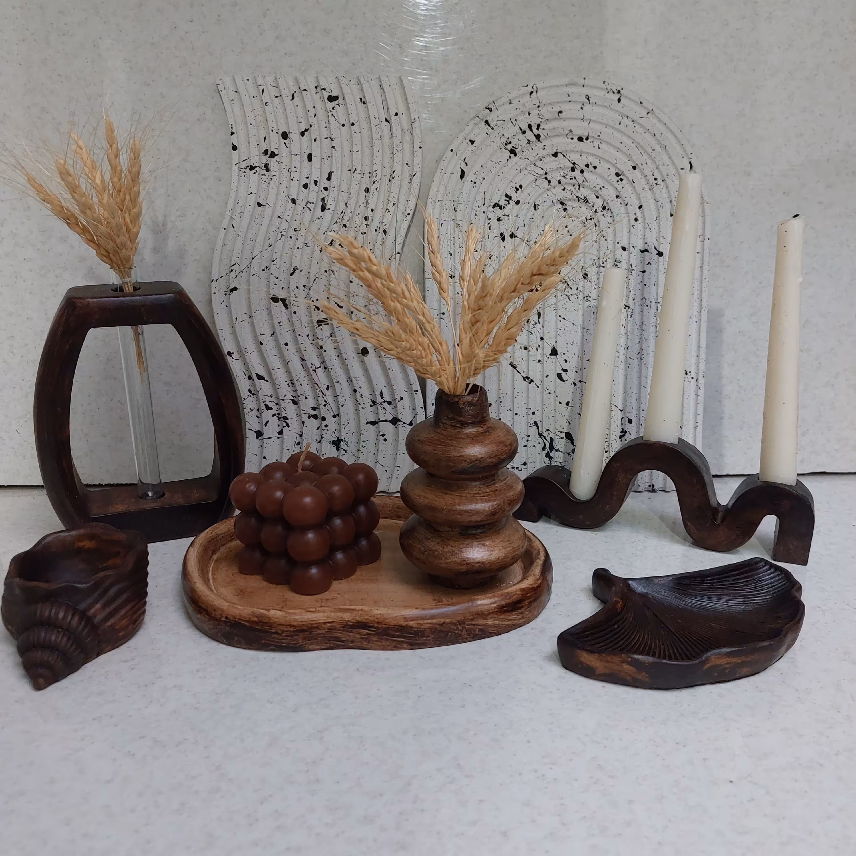 ست دکوری طرح چوب