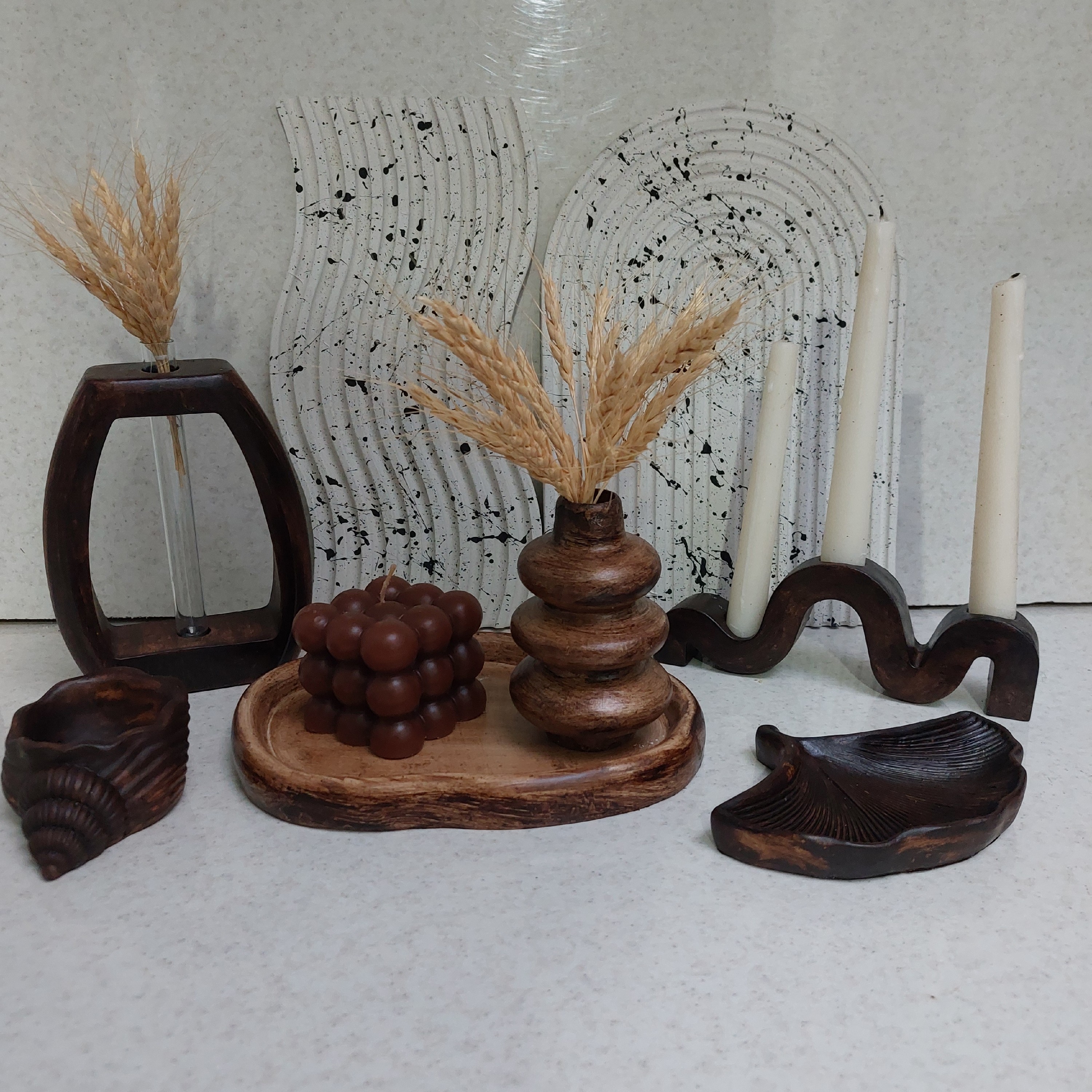 ست دکوری طرح چوب