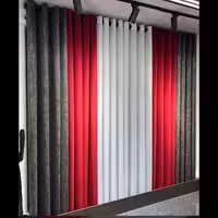 پرده پذیراییه مخمل طلاکوب پوست ماری مخمل کالیفرنیا و حریر ساده