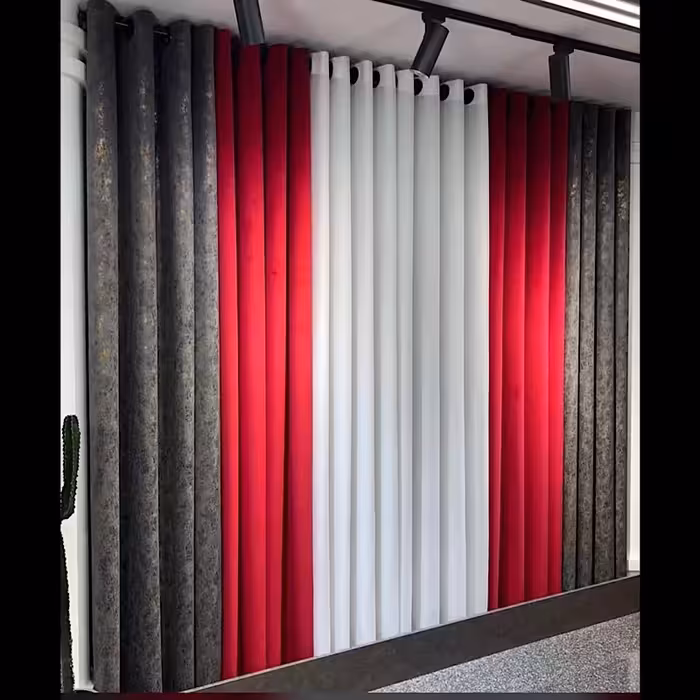 پرده پذیراییه مخمل طلاکوب پوست ماری مخمل کالیفرنیا و حریر ساده