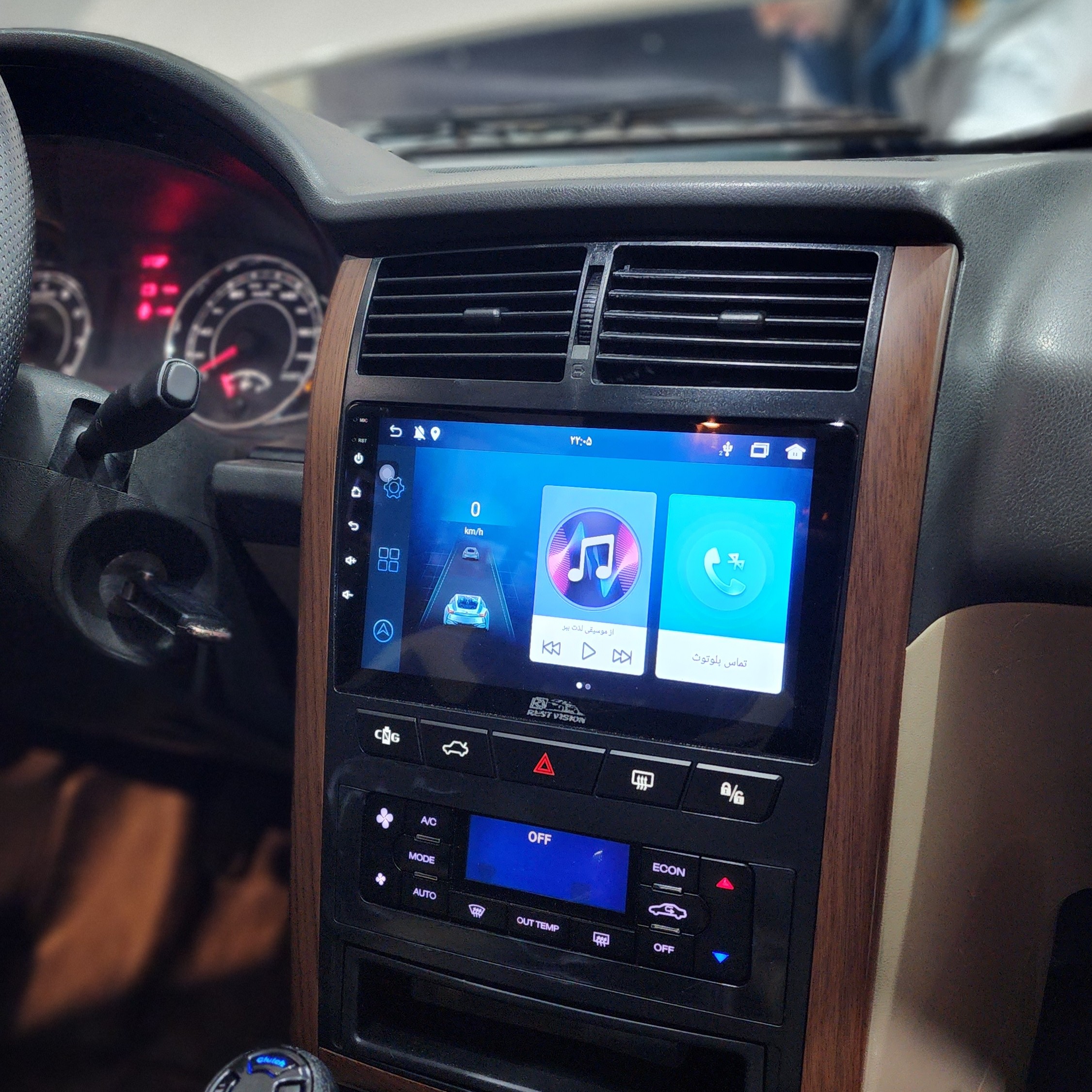 مانیتور  اندروید فابریک پژو پارس سینه جدید(10اینچ)(قیمت عمده)