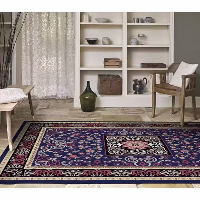 روفرشی کشدار ضد اب مخمل شانل ابریشم کد F33 سایز 3 متری