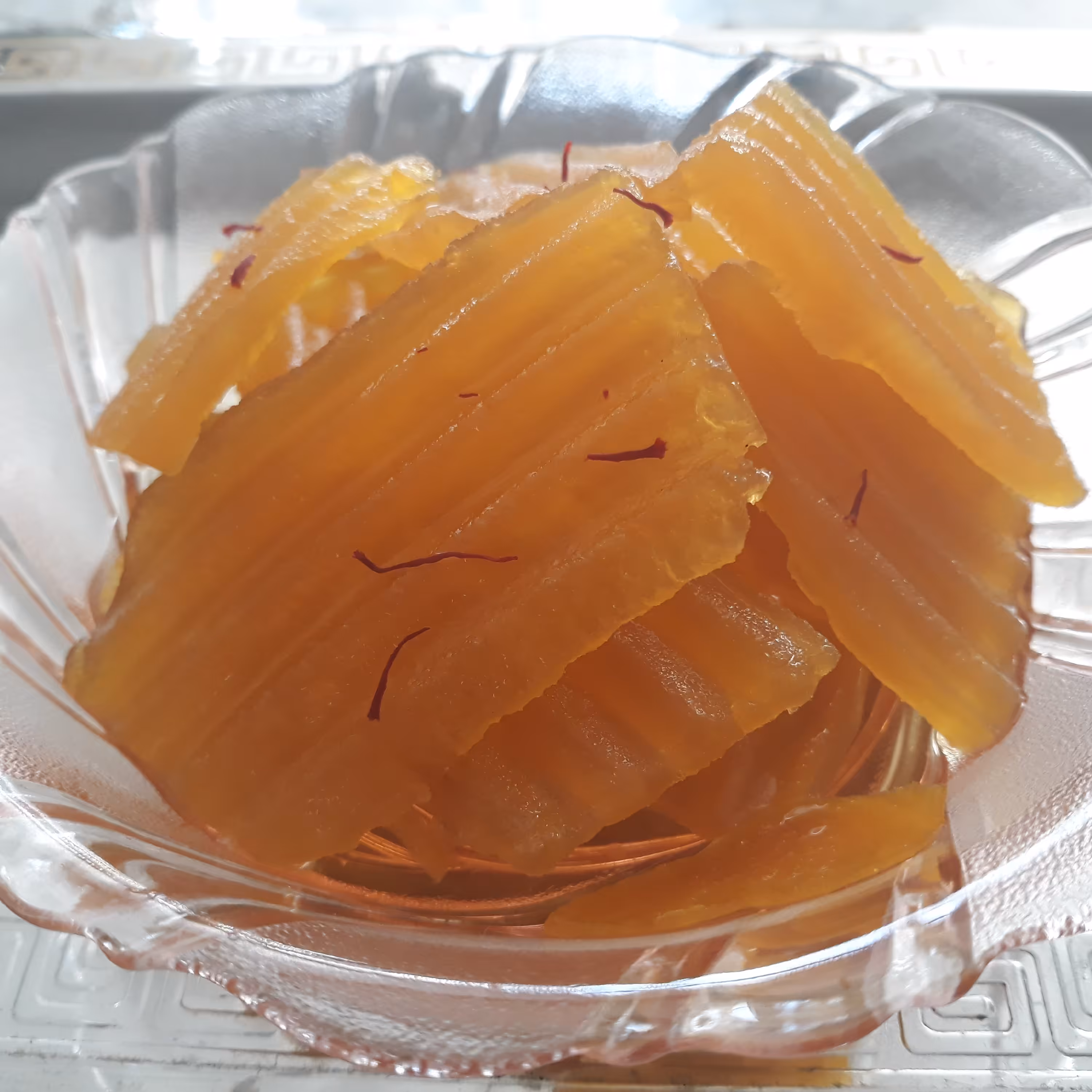 مربا ترد و زعفرانی کدو یک کیلویی