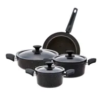 سرویس قابلمه 7 پارچه کاراجا مدل Biogranit Blackgold V1(پس کرایه )