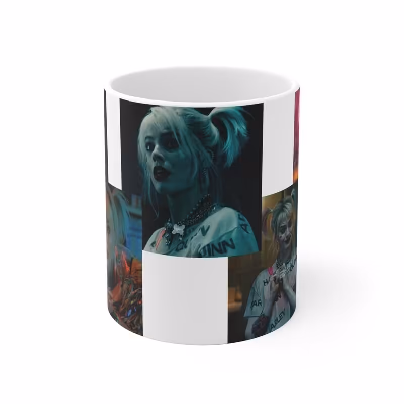 ماگ طرح  جوکر هارلی کویین Joker Harley Quinn مدل  NM1349